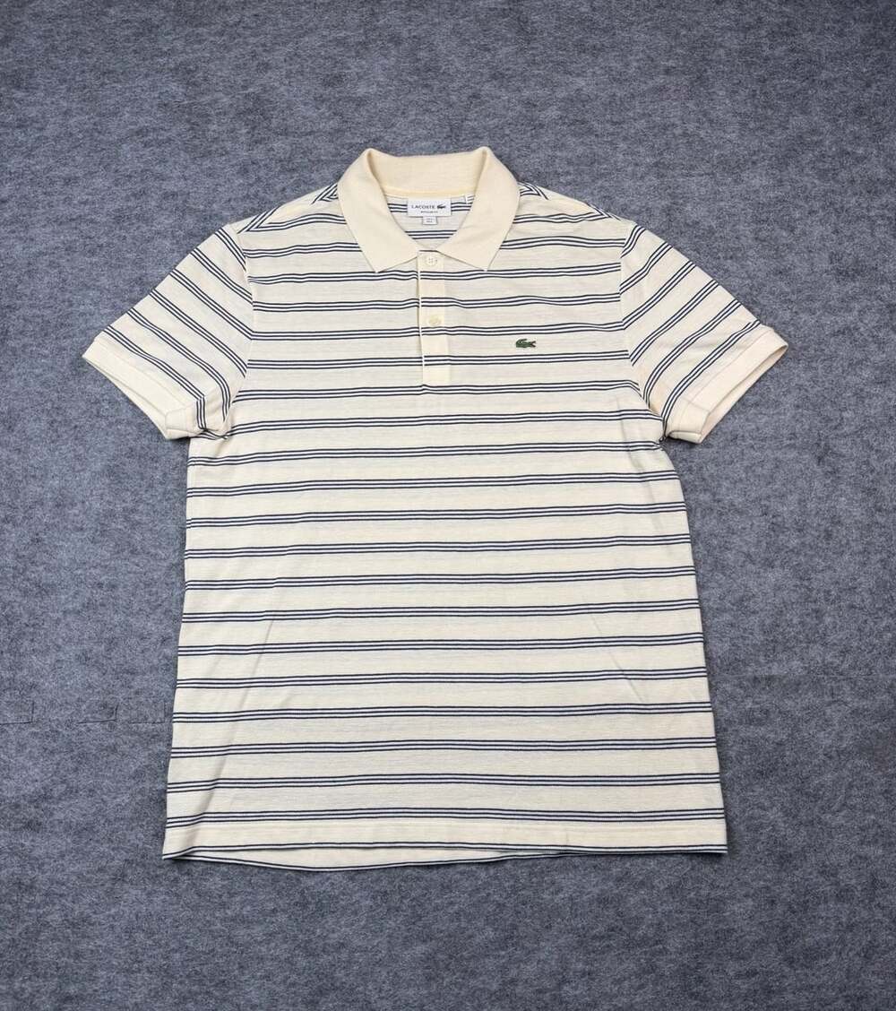 Lacoste Striped Regular Fit Polo US L / FR 5